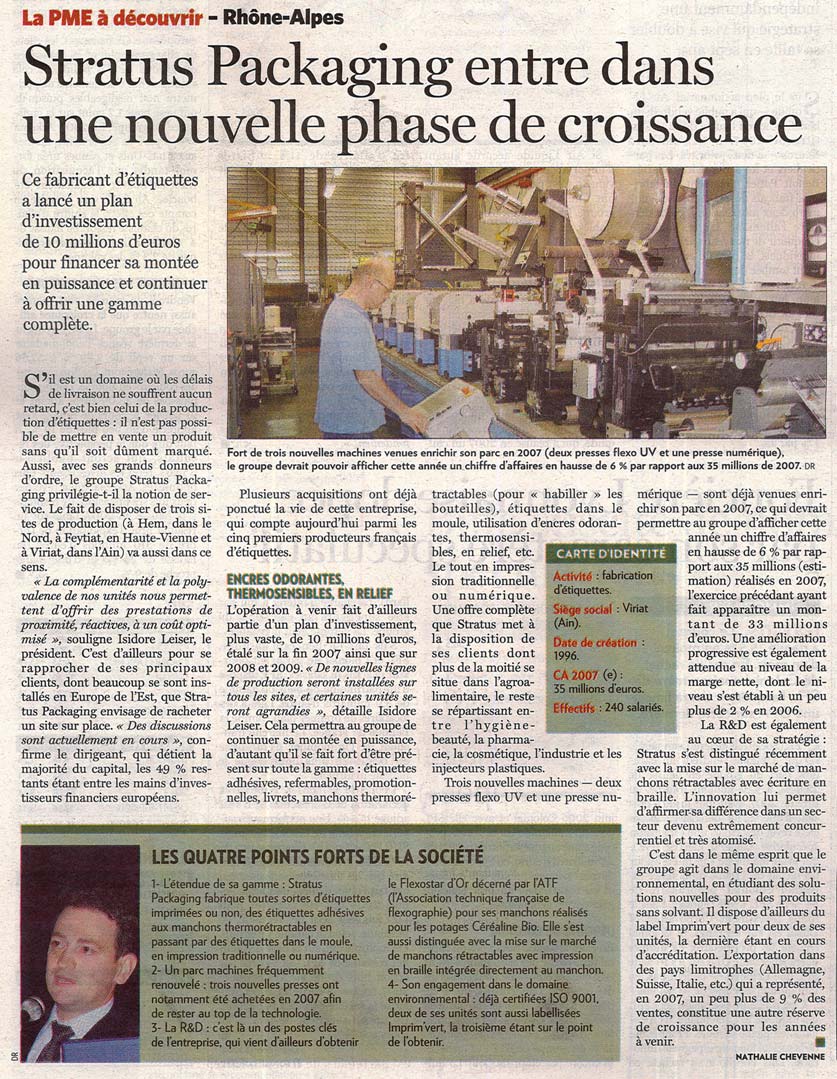 Le Groupe Stratus Packaging _ Stratus Packaging accroît sa présence ...