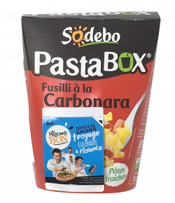 Booklet Sodebo Pasta Box