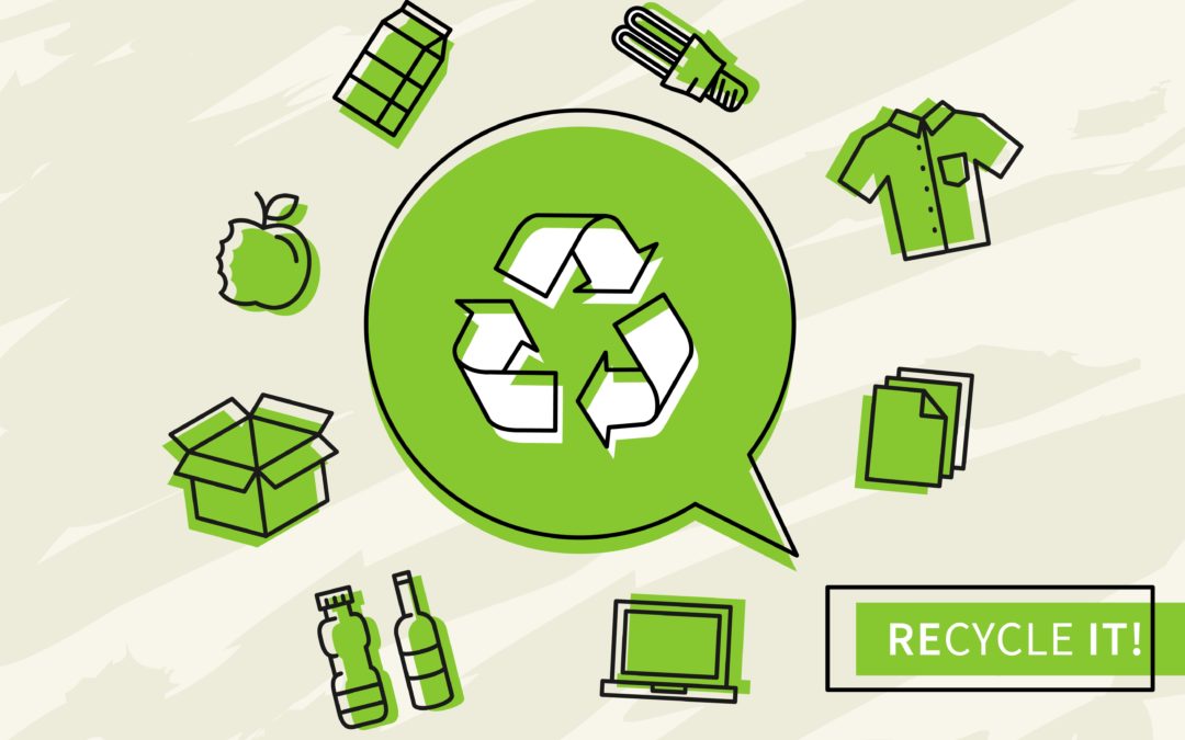 Recyclabilité des emballages et étiquettes adhésives pour une gestion écoresponsable des déchets.