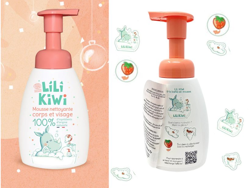 Etiquettes multipages pour produits cosmétiques